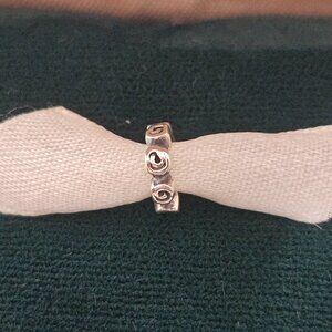 Pandora Silver Small Roses Spacer (790176)